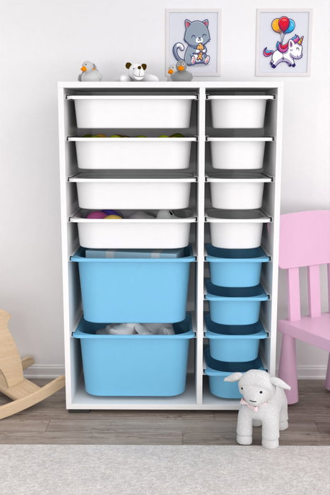 Hanah Home Rine 2D4K8U Blanco y Azul Hanah Home Rine 2D4K8U Blanco y Azul